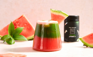 Matcha Tea with Watermelon