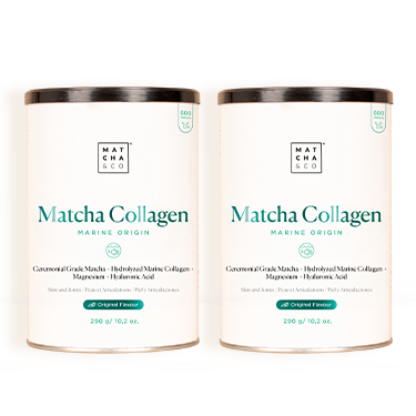 Conjunto de Colágeno Marinho com Matcha